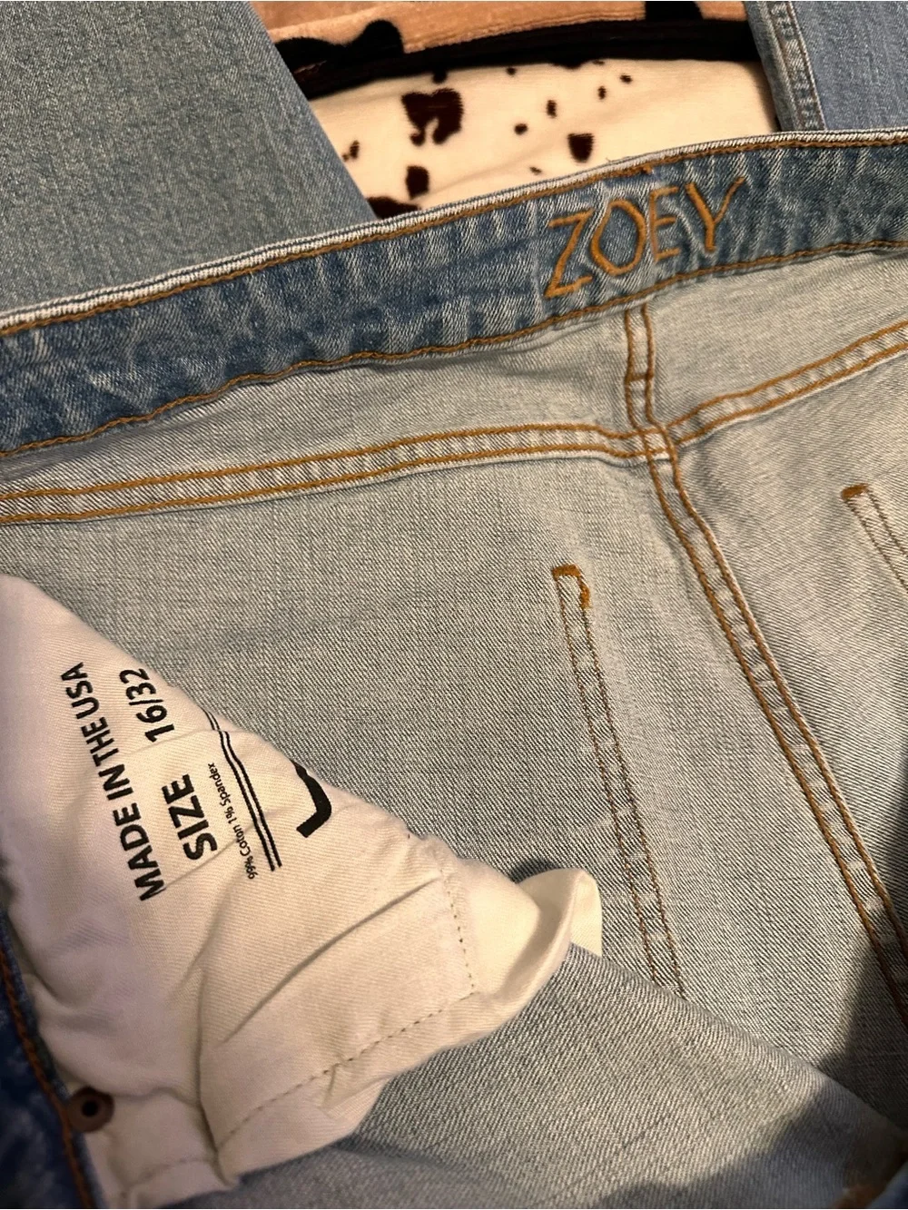 Kimes Ranch Light Blue Wide-Leg Jeans 16/32